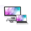 USB docking station 11-in 1 alu.+állvány max.25kg   DA-70881