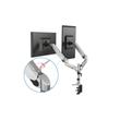 Univerzális asztali monitor tartó kar gázrugós dupla 15-27" max.8kg  DA-90353