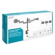 Univerzális asztali monitor tartó kar tripla 15-27" max.3x8kg  DA-90362