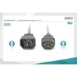 220V tápkábel C13/C14 Digitus/AK-440201-018-S,EFB/EK503.20