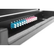 Konszolidációs doboz fém 24xRJ45 Keystone / 12xLC DX