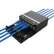 Konszolidációs doboz fém 6xRJ45 keystone