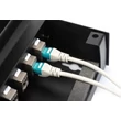 Konszolidációs doboz fém 4xRJ45 Keystone