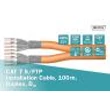 Cat7 falkábel LSOH/3 1200Mhz AWG23/1 duplex 100 m DK-1743-VH-D-1