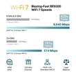 BE9300 Celling Mount Access Point Tri-Band, Wifi 7