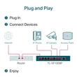 9-Port 10/100Mbps Desktop Switch with 8-Port PoE+