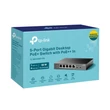 5-Port Gb Desktop PoE+ Switch with 1-Port PoE++ In and 4-Port PoE+Out