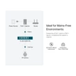 5-Port Gb Desktop PoE+ Switch with 1-Port PoE++ In and 4-Port PoE+Out