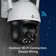 Tp-link IP kamera kültéri Wi-Fi 4 Megapixel 4mm objektív