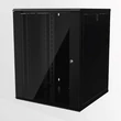 16U fali rack szekrény 600x600 lapra szerelt