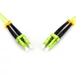 Optikai patch LC-LC 50/125 OM5 duplex 2m Zöld  2mm LSZH kábel