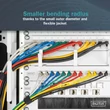 F/FTP Cat6a patch kábel 0,5 m slim DK-1632-A-005S