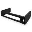 2u fali tartó 19" fekete RAL 9005 DN-19 PB-2U-SW