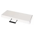 2u fali tartó 19" fekete RAL 9005 DN-19 PB-2U-SW