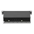 Mini Patch panel 12 port FTP Cat5 10" DN-91512-S