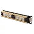 Mini Patch panel 12 port UTP Cat5 10" DN-91512U