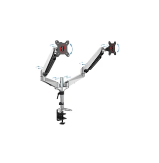 Univerzális asztali monitor tartó kar gázrugós dupla 15-27" max.8kg  DA-90353