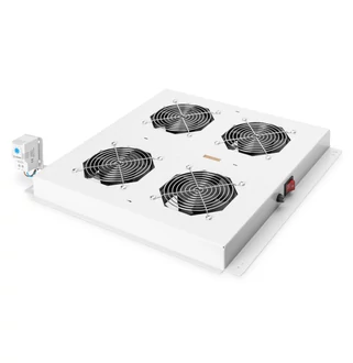 Tető ventilátor egység Digitus szekrényekhez,4 ventilátor DN-19 FAN-4-N