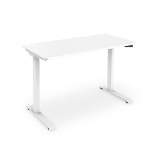 Állítható magasságú asztal fehér elektromos max.50 kg