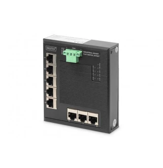 Industrial 8-port Gigabit Switch flat unmanaged DN-651127