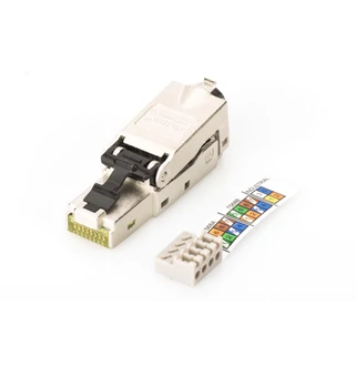 Shielded RJ45 connector AWG22-27 10GBit. DN-93631