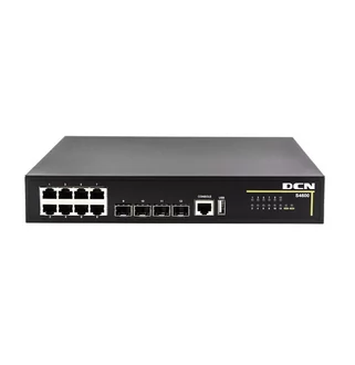 DCN L2 switch 8x 10/100/1000Base-T RJ45 + 4x 1/10GBase-X SFP+
