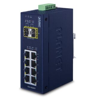 Planet Industrial 8-Port 10/100/1000T + 2-Port 100/1000X SFP Ethernet Switch