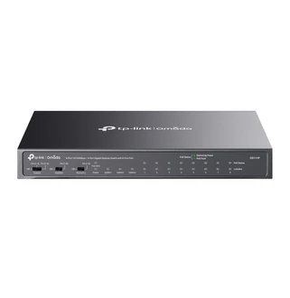 Omada 8-Port 10/100Mbps + 3-Port Gigabit Unmanaged Desktop Switch with 8Port PoE+
