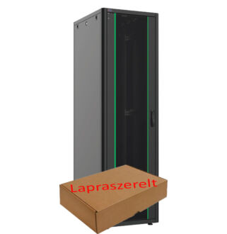22U szerver rack szekrény   600X600 fekete