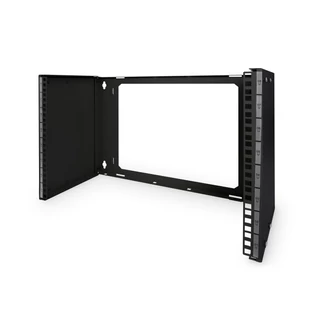 8u fali tartó fekete 19" RAL 9005 DN-19 PB-8U-SW