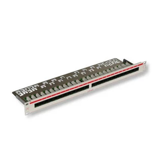 Patch panel 24 port UTP Cat5e LANmark-5 felülszerelt