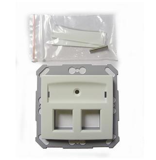 Legrand valena 2xRJ45 üres,fehér