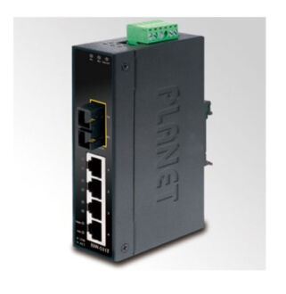 Planet ISW-511T IP30 Slim Type 4-Port Industrial Switch + 1-Port 100Base-FX SC