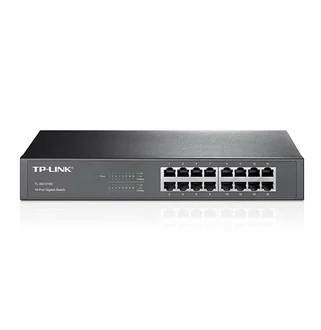 TP-LINK 16 port 10/100/1000 asztali/ rack switch , nem menedzselt