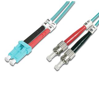 Optikai patch ST-LC 50/125 OM3 duplex 2m