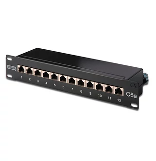 Mini Patch panel 12 port FTP Cat5 10" DN-91512-S