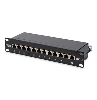 Mini Patch panel 12 port FTP Cat6 10" DN-91612S