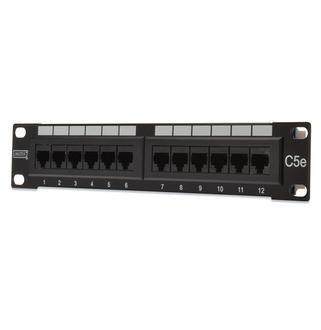 Mini Patch panel 12 port UTP Cat5 10" DN-91512U