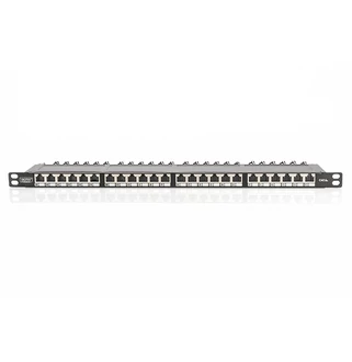 Patch panel 24 port FTP Cat6a 0,5 unit DN-91624S-SL-EA