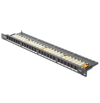 Patch panel 24 port C6  0.5 UNIT DN-91624U-SL-SH
