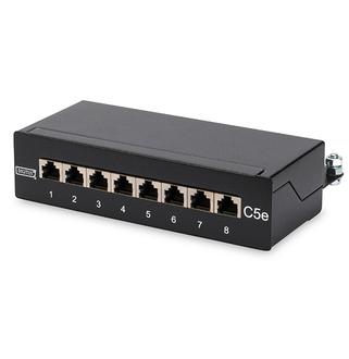 Patch panel 8 port FTP Cat5e asztali DN-10001