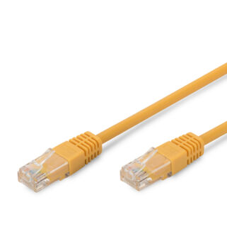 UTP Cat5 patch kábel 2 m, sárga D-1512-020/Y