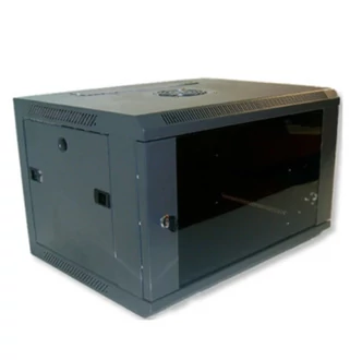 6U fali rack szekrény 600x450 hegesztett