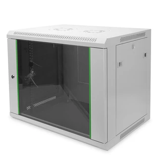 9U fali rackszekrény 600x600 BASIC DN-19-09U-6/6-EC