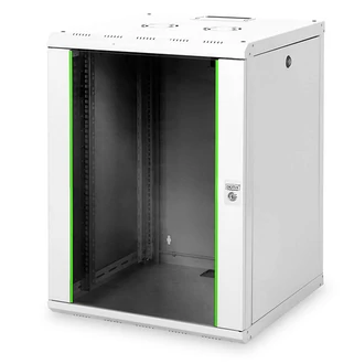 16U fali rackszekrény 600x600 BASIC DN-19 16U-6/6-EC