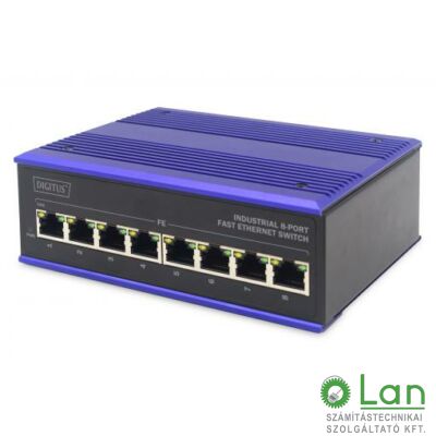 Industrial 8-port Ethernet Switch Digitus / DN-650106