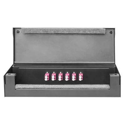 Konszolidációs doboz fém 12xRJ45 Keystone / 6xLC DX