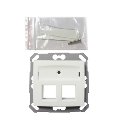 Legrand valena 2xRJ45 üres,fehér