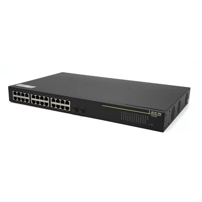 DCN PoE Access Switch, 24x10/100/1000 Base-T PoE+ port, Smart menedzselhető