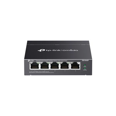 Omada 5-Port Gigabit Unmanaged Desktop Switch with 4-Port PoE+